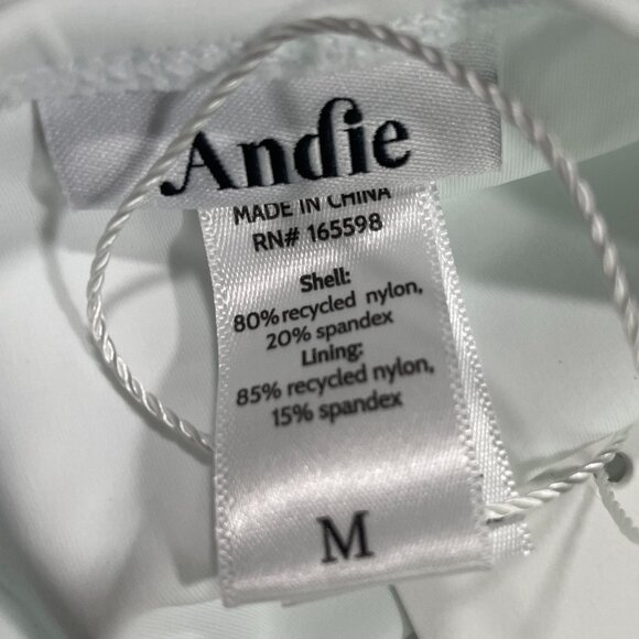 NWT Andie Swim The Tulum One Piece Swimsuit Womens M White - Picture 7 of 12